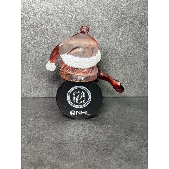 Philadelphia Flyers Collectible Ornament NHL Hockey Puck & Snowman - Picture 3 of 4